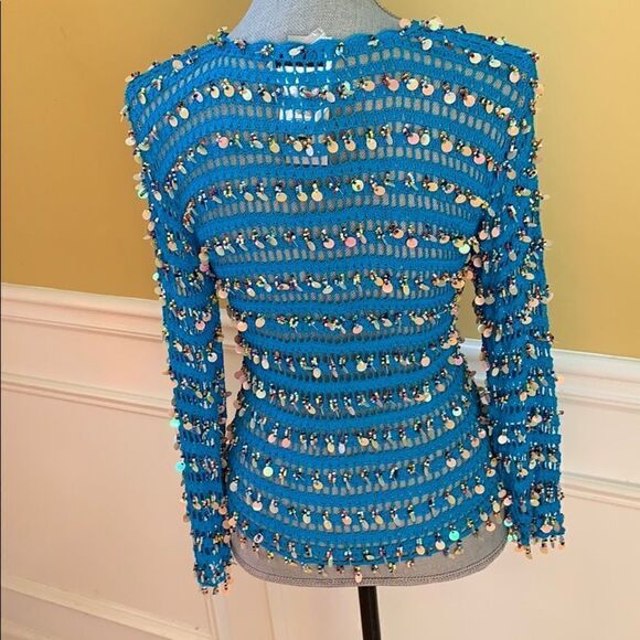 Valenti Beaded Knitted Shell/Sweater - Picture 7 of 9